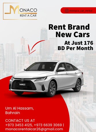 Manama, Vehicles, Cars & Trucks , BHD 176,  Toyota Yaris,  2026,  Automatic,  ,  For Rent- 176 BD/month Including Vat. 170.5/month If You Lease It For A Year