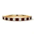 USD 1545,  Buy Natural Ruby Eternity Band Online At GemsNY