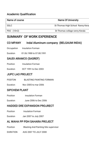 Jubail, Job Seekers, Insulation Supervisor
