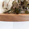 Round Corner Shelf Revolution Thick Oak Triumph