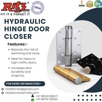Lucknow, Appliances, Automatic Door Closer With Hydraulic Hinge
