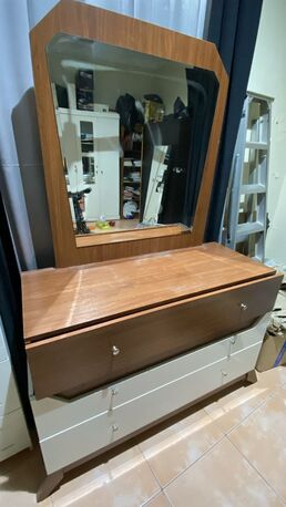 Dammam, Household Items, SAR 1,  Bed Set, Wardrobe, Cupboards, Chest Of Drawers (clothes Storage),bookshelf,Teapoy