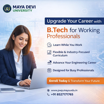 Greater Noida, Education, B.Tech Courses Designed For Working Professionals