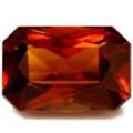 USD 613,  Find Untreated Hessonite Garnet Stone 3.63 Cts Emerald Cut