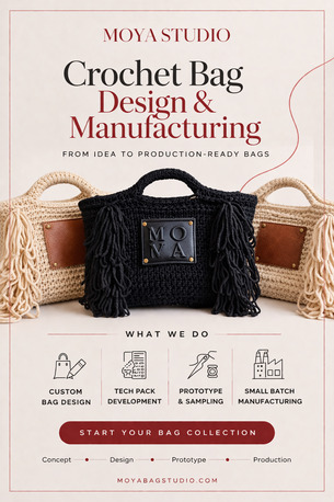 New York, Business, Crochet Bag Design & Small Batch Manufacturing