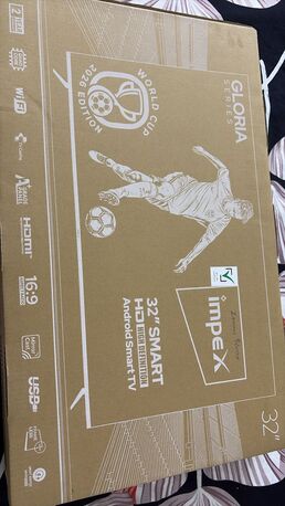 Riyadh, Electronics, SAR 400,  New Sealed Impex 32" Smart TV (Android 14)