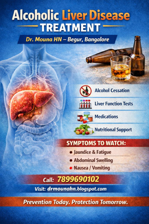 Bangalore, Health, Alcoholic Liver Disease Treatment By Dr. Mouna HN &ndash; Begur, Bangalore