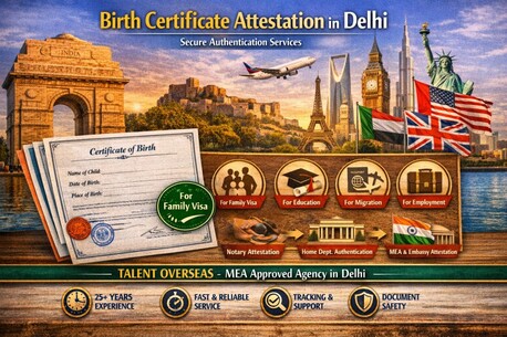 New Delhi, Legal, Birth Certificate Attestation In Delhi