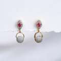 Classic Silver Ball Earrings | Padmam Collection