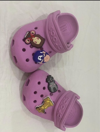 Sanabis, Baby & Kid Stuff, BHD 5,  Crocs Pink Size 6 With Charms