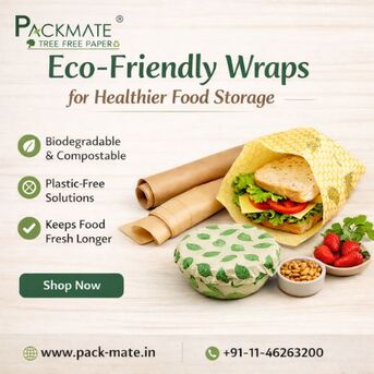 New Delhi, Wholesale Products, Eco-Friendly Food Wrapping Paper For Daily Food Storage Needs