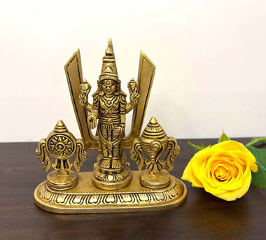 New Delhi, Household Items, INR 2745,  Buy Traditional Tirupati Balaji Idol For Spiritual Home D?cor &ndash; Yathashilpam