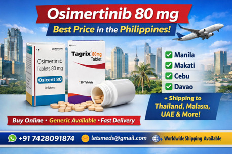 Manila, Health & Beauty Items, PHP 1,  Buy Osimertinib 80 Mg In Quezon City And Antipolo Philippines