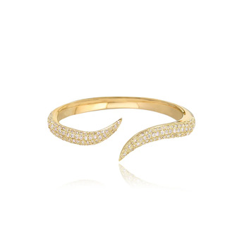 Miami, Jewelry, Elegant Pave Claw Ring &ndash; Alev Jewelry
