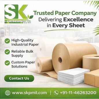 New Delhi, Wholesale Products, Trusted Paper Manufacturing Company For Industrial & Packaging Needs