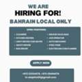 HIRING FOR BAHRAIN LOCALLY NEED