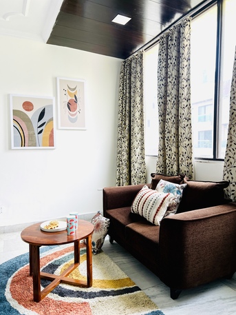 Mumbai, Apts/Flats Wanted, INR 5508/day,  Furnished,  Studio,  450 Sq. Feet,  BluO Studio - Defence Colony - Kitchen, BathTub