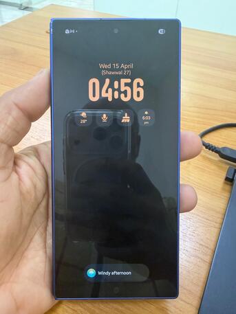 Dammam, Mobile Phones, SAR 4000,  Samsung Galaxy Z Fold 7 (512GB) - Navy/Blue Shadow