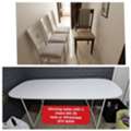 BHD 28,  🌍🌏Dinning Table With 4 Chairs In Good Condition For Sale With Delivery