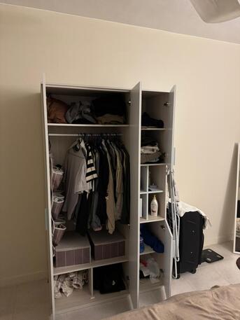 Dammam, Furniture, SAR 300,  IKEA Table + Chair (White) | Like New