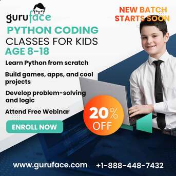 Houston, Lessons Offered, Python Training For Kids Aged 8-18 &ndash; Enroll Now With 20% Discount!