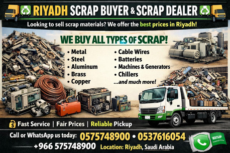 Olaya, Items Wanted, Riyadh Scrap Buyer & Scraps Dealer Riyadh 0575748900