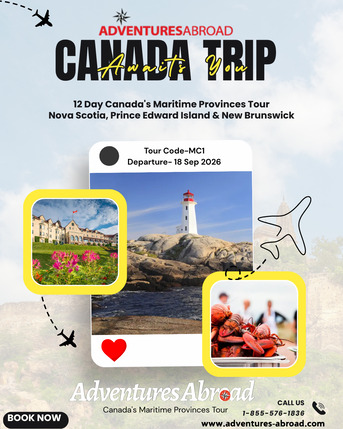 Toronto, Travel, Coastal Gems & Celtic Rhythms: Discover The Magic Of Our 2026 Maritime Canada Small Group