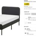 SAR 600,  IKEA Single Bed (SLATTUM) With Mattress