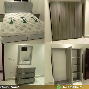Jeddah, Furniture, SAR 1600,  Complete Bedroom Set &ndash; King Size & 4 Doors Wardrobe