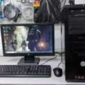 BHD 28,  LG Core 2 Duad Desktop PC 4GB RAM 500GB HDD With 19" Monitor Win & Office Ready To Use