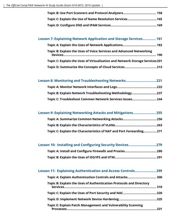 Lahore, Lessons Offered, CompTIA Network+ Certification