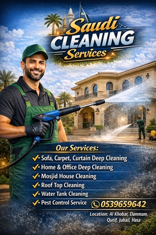 Khobar, Cleaning, Saudi Cleaning Services
