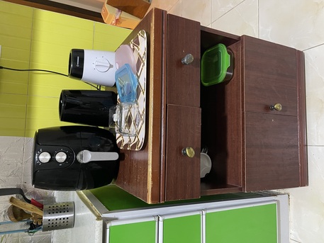 Khobar, Furniture, SAR 450,  Furniture And Gas Stove With LPG Tank - Small Side Cabinets Or Small Storage Cabinet