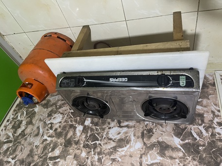 Khobar, Furniture, SAR 450,  Furniture And Gas Stove With LPG Tank - Small Side Cabinets Or Small Storage Cabinet