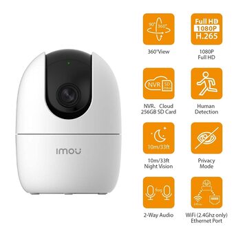 Manama, Electronics, BHD 12,  New Box Pack Digital Wi-Fi Smart Security Camera 360Pan+90Tilt/Night Vision/Smart Tracking