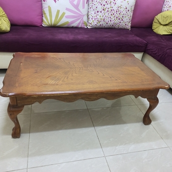 Al Rabie, Furniture, SAR 70,  Teak Wood Big Center Table / Teapoy For Sale