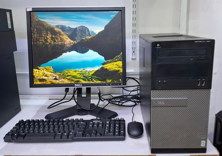 Manama, Computers, BHD 55,  DELL Core I7 3.4GHz Computer Set With Monitor 8GB RAM + 500GB HDD (Ready To Use OS 10 Pro)