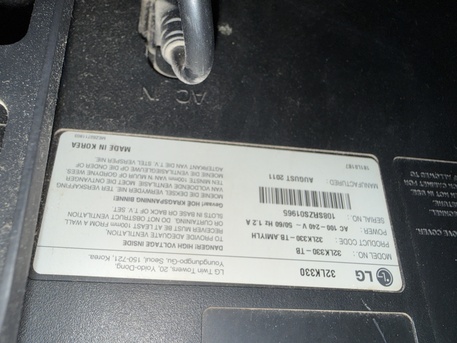 Jeddah, Household Items, SAR 1,  LG TV 32&rdquo;