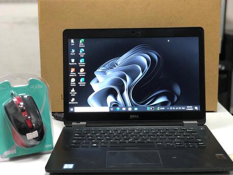 Manama, Computers, BHD 110,  DELL Business Laptop Core I7 6th Generation 512GB NVMe SSD + 8GB RAM 14" Full HD Display