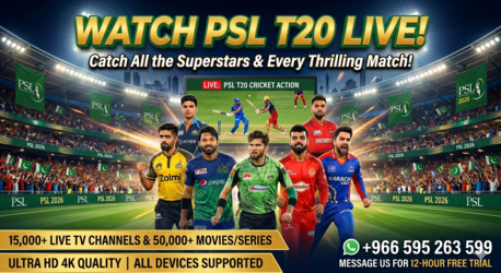 Deira, Television, Best IPTV Deira: 15,000 Ind/Pak/Arabic Channels + 52,000 Movies (FREE TRIAL)