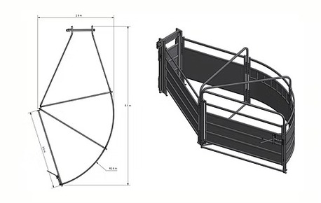Brisbane, Heavy Equipment, Safe-T-Force Cattle Forcing Yard | RPM Livestock Equipment