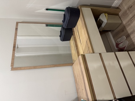 Al Yarmouk, Furniture, SAR 1400,  BED SET AND MATTRESS FOR SALE