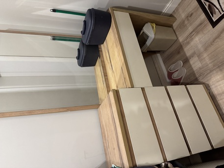 Al Yarmouk, Furniture, SAR 1400,  BED SET AND MATTRESS FOR SALE