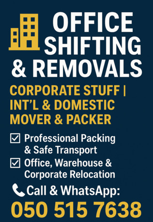 Khobar, Delivery, OFFICE & CORPORATE MOVERS AND PACKERS►REMOVALS & STORAGE►PROFESSIONAL TEAM► 0505157638..._