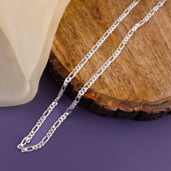 Bhubaneswar, Jewelry, INR 8479,  Sterling Silver Chain | Elegant Interlocking Link Necklace Online At Sterluv!