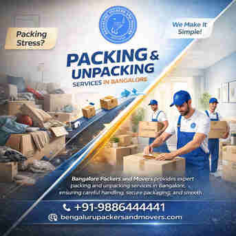Bangalore, Labor/Moving, Packing & Unpacking Services In Bangalore