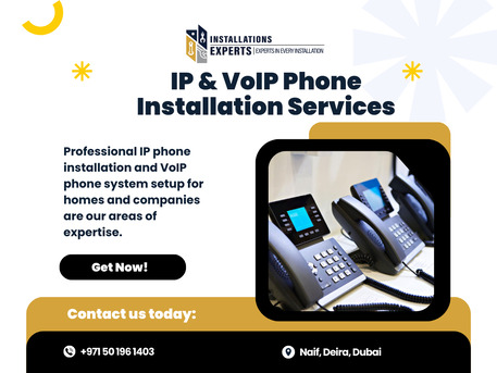Deira, Business, IP & VoIP Phone Installation Services In Dubai - +971 50 196 1403