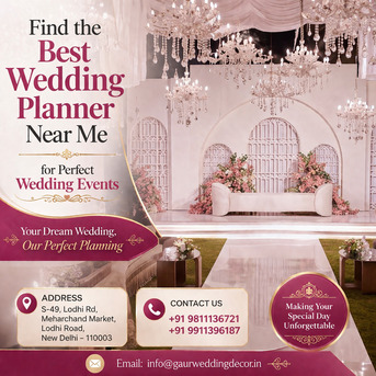 New Delhi, Event Planning, Find The Best Wedding Planner Near Me For Perfect Wedding Events