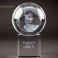 Premium Engraved Crystal Awards For Business Honors