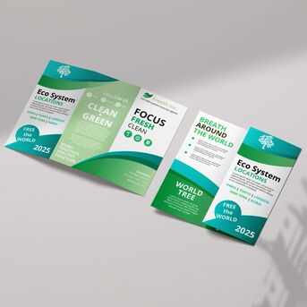 Dubai, Printing, Elegant Staple-Free Brochures By Print Arabia